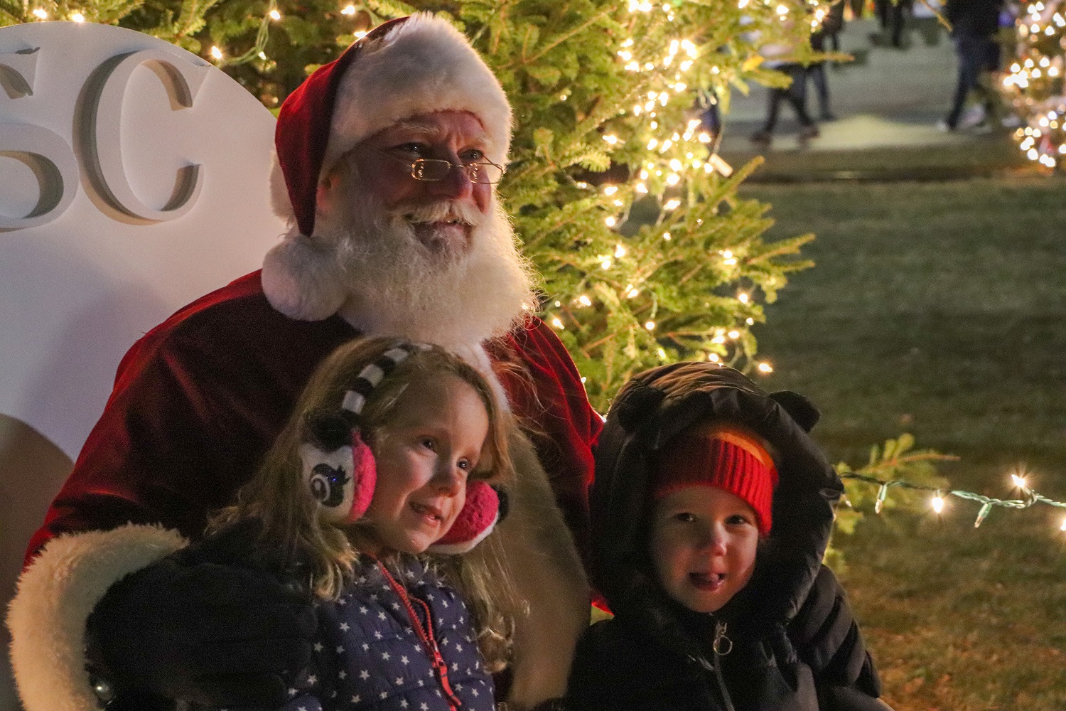 Tree Lighting in Wilder Park Elmhurst Park District